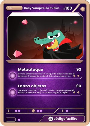 Cody Vampiro de Rubíes - Rara